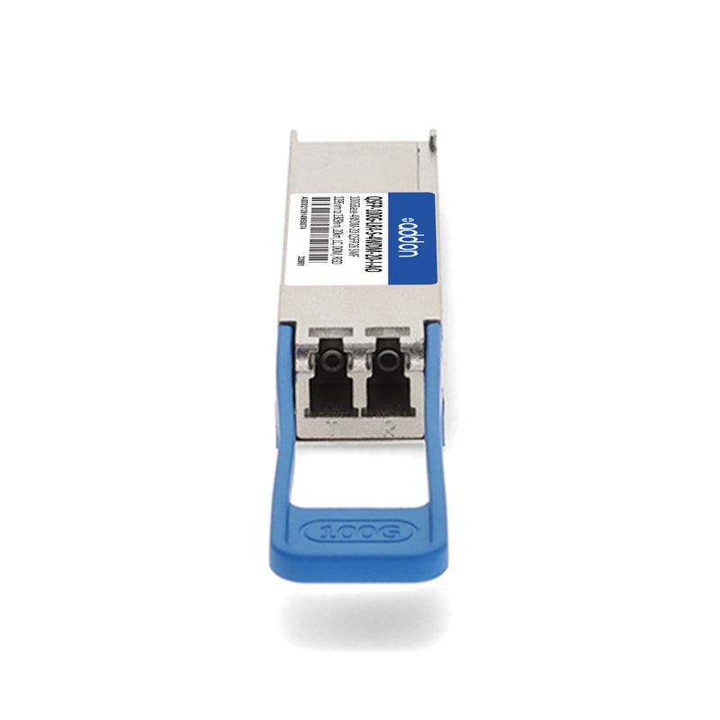 AddOn Cisco® QSFP-100G-LR4-S-4WDM-20-I Compatible TAA 100GBase-4WDM-20 QSFP28 Transceiver (SMF, 1295nm–1309nm, 20km, LC, DOM, -40 to 85°C)