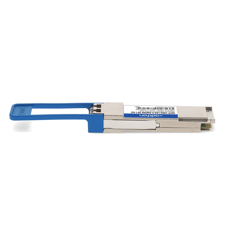 AddOn Cisco® QSFP-100G-LR4-S-4WDM-20-I Compatible TAA 100GBase-4WDM-20 QSFP28 Transceiver (SMF, 1295nm–1309nm, 20km, LC, DOM, -40 to 85°C)