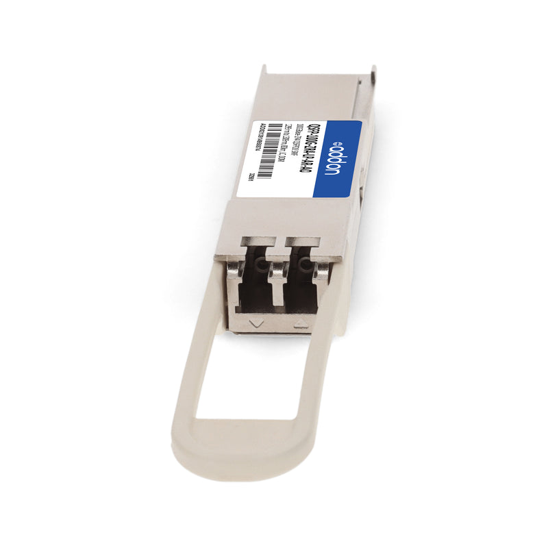 AddOn Arista Networks® QSFP-100G-ZR4-LP-AR Compatible TAA 100GBase-ZR4 QSFP28 Low Power Transceiver (SMF, 1295nm–1309nm, 80km, LC, DOM)