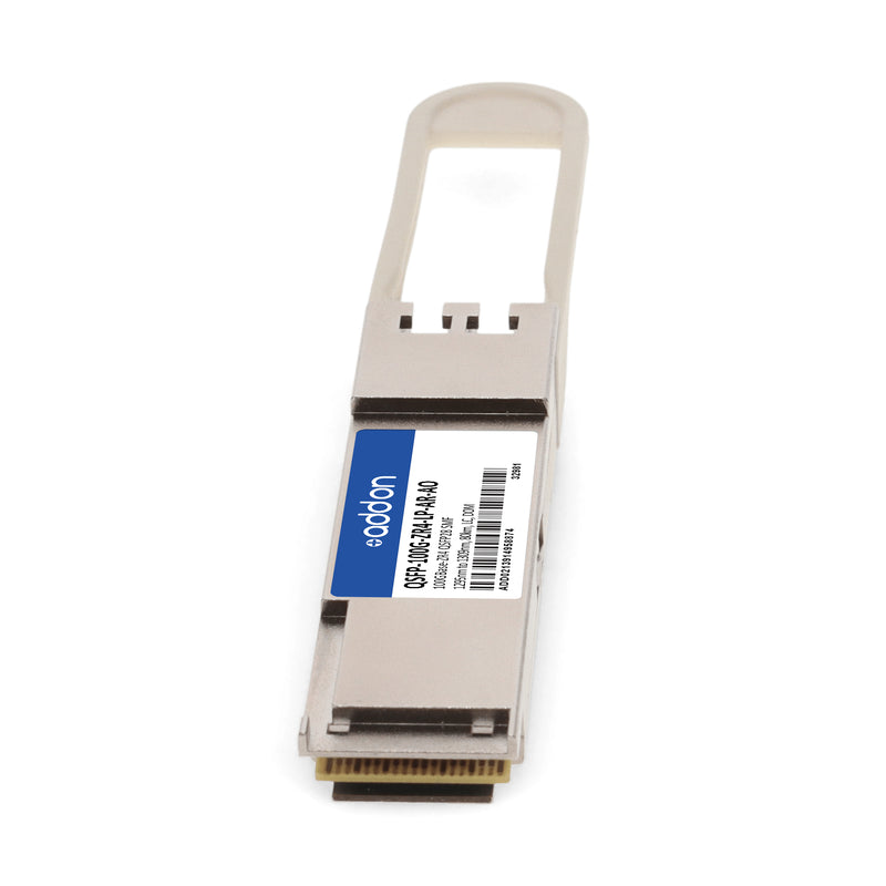 AddOn Arista Networks® QSFP-100G-ZR4-LP-AR Compatible TAA 100GBase-ZR4 QSFP28 Low Power Transceiver (SMF, 1295nm–1309nm, 80km, LC, DOM)