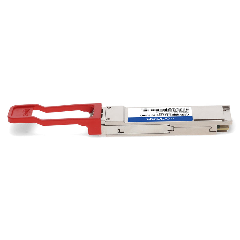 AddOn Juniper Networks® QSFP-100GB-129556-20-E-J Compatible TAA 100GBase-OWDM QSFP28 1295.56nm 20km SMF LC DOM Transceiver