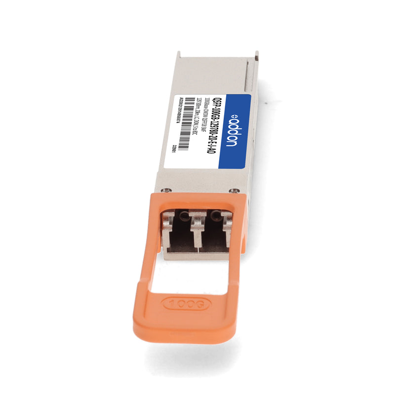 AddOn Juniper Networks® QSFP-100GB-129780-20-E-J Compatible TAA 100GBase-OWDM QSFP28 1297.80nm 20km SMF LC DOM Transceiver