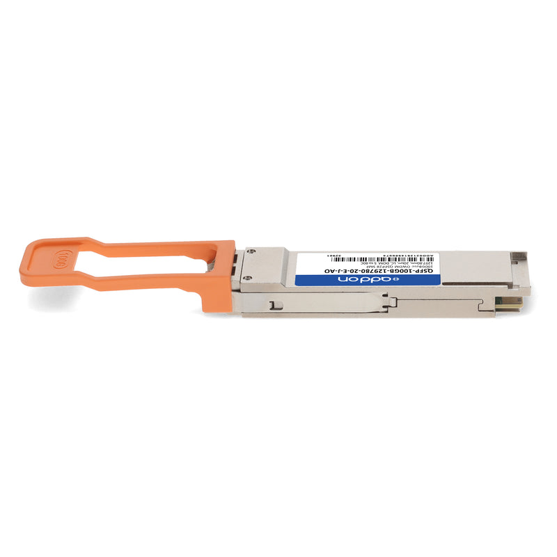 AddOn Juniper Networks® QSFP-100GB-129780-20-E-J Compatible TAA 100GBase-OWDM QSFP28 1297.80nm 20km SMF LC DOM Transceiver
