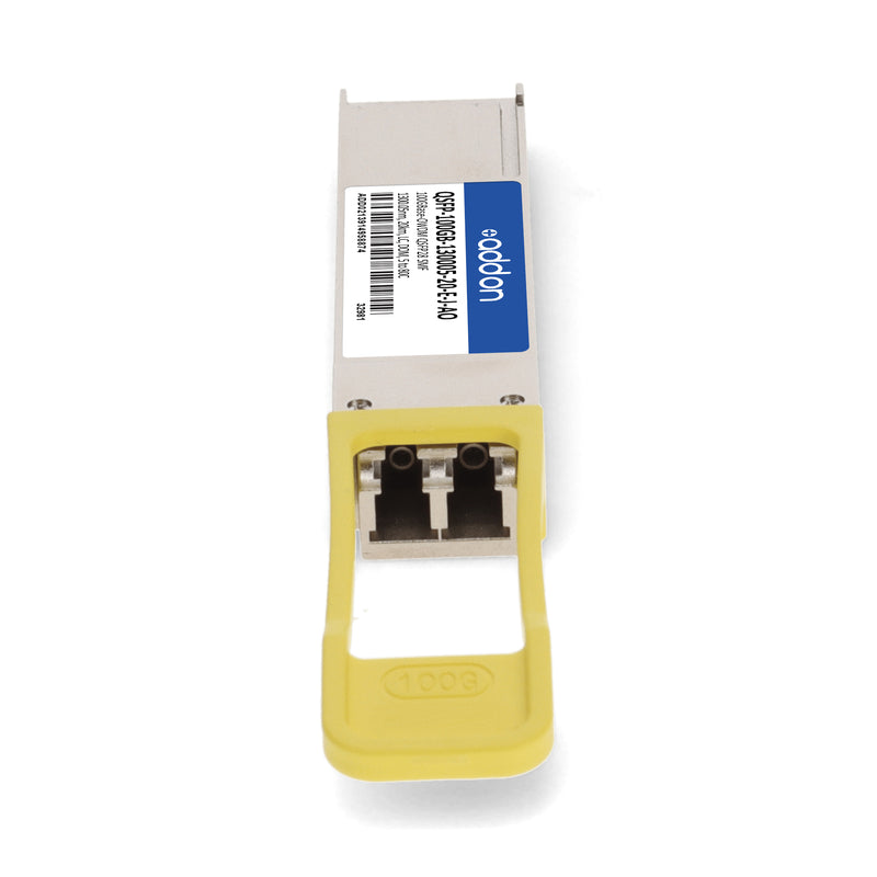 AddOn Juniper Networks® QSFP-100GB-130005-20-E-J Compatible TAA 100GBase-OWDM QSFP28 O-Band Transceiver (1300.05 nm, 20 km, LC, DOM, -5 to +80 °C)