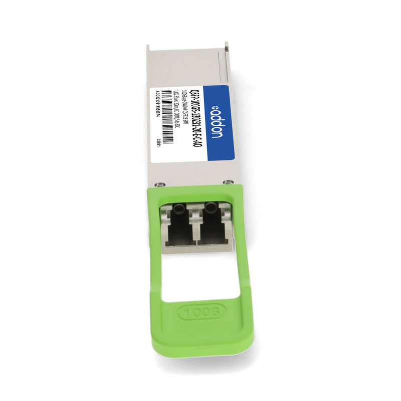 AddOn Cisco® QSFP-100GB-130231-20-E-C Compatible TAA 100GBase-OWDM QSFP28 1302.31nm 20km LC DOM Transceiver