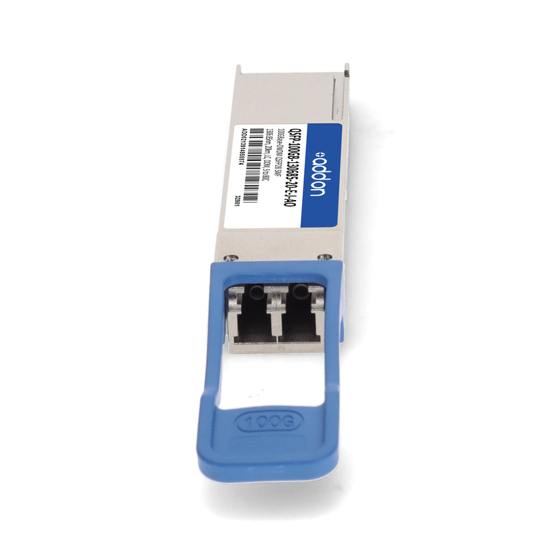 AddOn Juniper Networks® QSFP-100GB-130685-20-E-J Compatible TAA 100GBase-OWDM QSFP28 Transceiver (SMF, 1306.85nm, 20km, LC, DOM, -5 to +80°C)