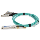 AddOn HP® Compatible QSFP-100GB-AOC10M-HP-AO 100GBase-AOC QSFP28 Active Optical Cable (10m, MMF, 850nm, TAA)