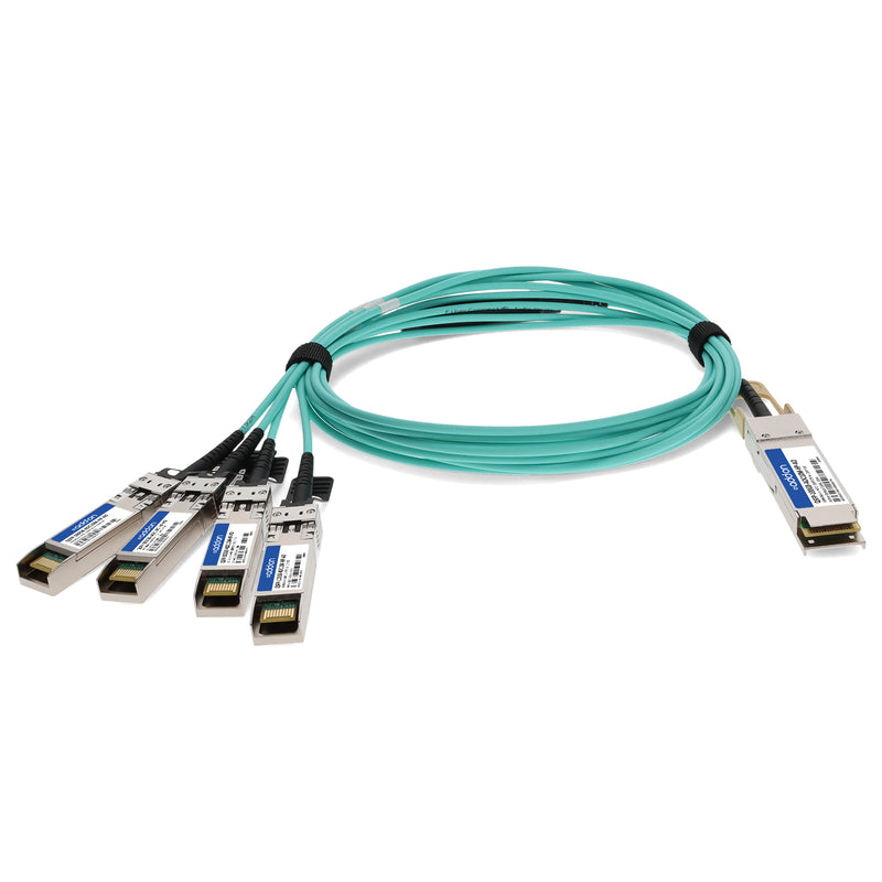 AddOn HP® Compatible QSFP-100GB-AOC10M-HP-AO 100GBase-AOC QSFP28 Active Optical Cable (10m, MMF, 850nm, TAA)