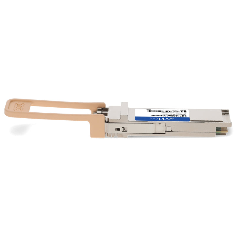 AddOn QSFP-100GBASE-SR-BD-AO Compatible 100GBase-BiDi QSFP28 Transceiver (MMF, 844nm–918nm, 100m, LC, DOM, TAA, MSA)