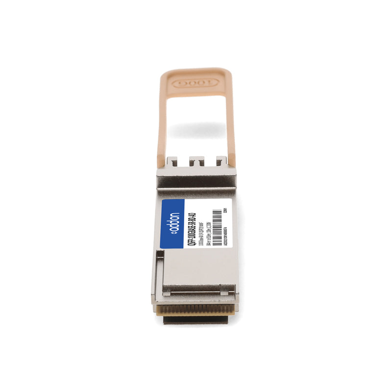 AddOn QSFP-100GBASE-SR-BD-AO Compatible 100GBase-BiDi QSFP28 Transceiver (MMF, 844nm–918nm, 100m, LC, DOM, TAA, MSA)