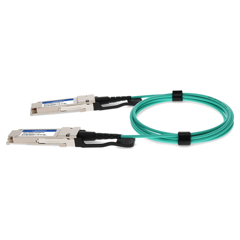 AddOn MSA & TAA 200GBase-AOC QSFP56 to QSFP56 Active Optical Cable (850nm, MMF, 20m, PAM4, LSZH)