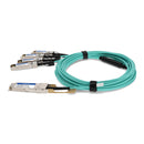 AddOn Cisco® QSFP-4SFP25G-AOC2M Compatible TAA 100GBase-AOC QSFP28 to 4xSFP28 Active Optical Cable (MMF, 850nm, 2m)