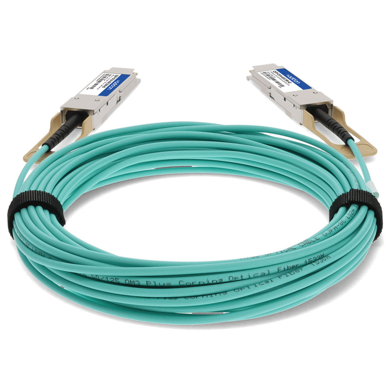 AddOn QSFP-OTU4-AOC15M Compatible TAA 100GBase-OTU4 QSFP28 to QSFP28 Active Optical Cable (850nm, MMF, 15m)