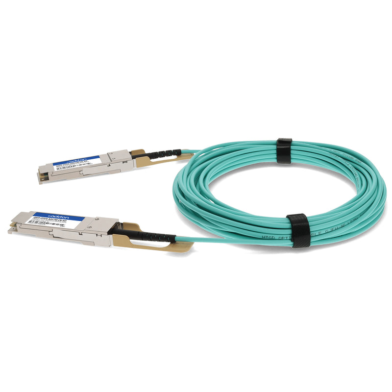 AddOn Ciena® Compatible QSFP28 100GBase-OTU4 Active Optical Cable (850nm, MMF, 1m, TAA, MSA)