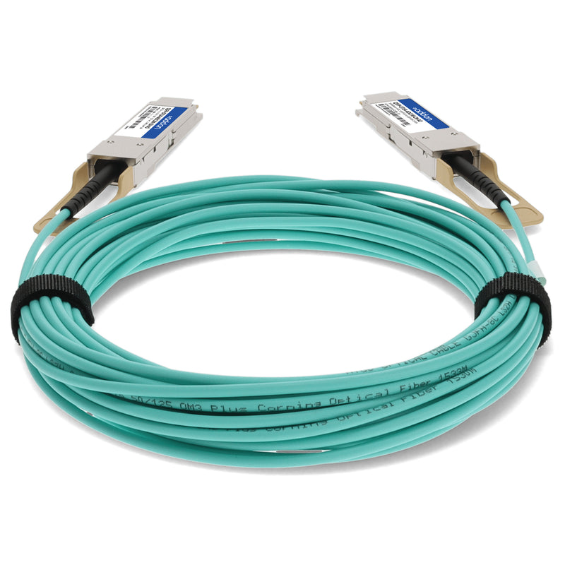 AddOn Ciena® Compatible QSFP28 100GBase-OTU4 Active Optical Cable (850nm, MMF, 1m, TAA, MSA)