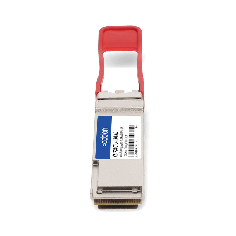 AddOn QSFP28-OTU4-ER4L 100GbE Dual-Rate 1295–1309nm 40km LC SMF Transceiver (TAA, DOM)