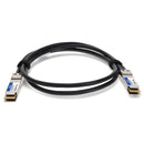 AddOn MSA & TAA Compliant 400GBase-CU QSFP-DD to QSFP-DD PAM4 Passive Direct Attach Copper Cable, 2.5m