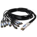 AddOn 200GBase-CU QSFP-DD to 8xSFP28 Passive Direct Attach Cable (2m, MSA & TAA Compliant)