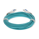 AddOn MSA & TAA Compliant 400GBase-AOC QSFP-DD to QSFP-DD Active Optical Cable (850nm, MMF, 1m)
