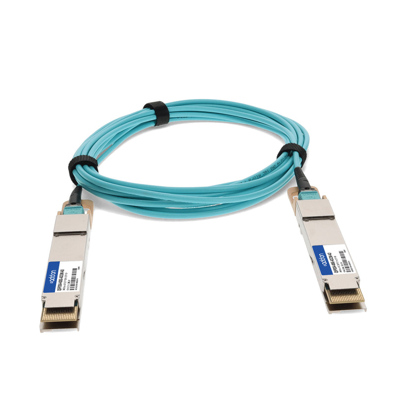 AddOn MSA and TAA Compliant 400GBase-AOC QSFP-DD to QSFP-DD Active Optical Cable CMIS4.0 (850nm, MMF, 3m)