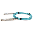 AddOn MSA & TAA Compliant 400GBase-AOC QSFP-DD to QSFP-DD Active Optical Cable (850nm, MMF, 5m)
