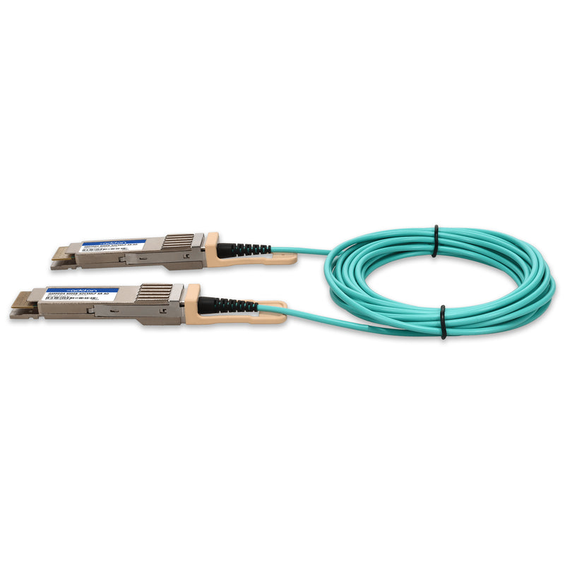 AddOn Arista Networks® Compatible TAA 400GBase-AOC QSFP-DD to QSFP-DD Low Power Active Optical Cable (850nm, MMF, 5m)