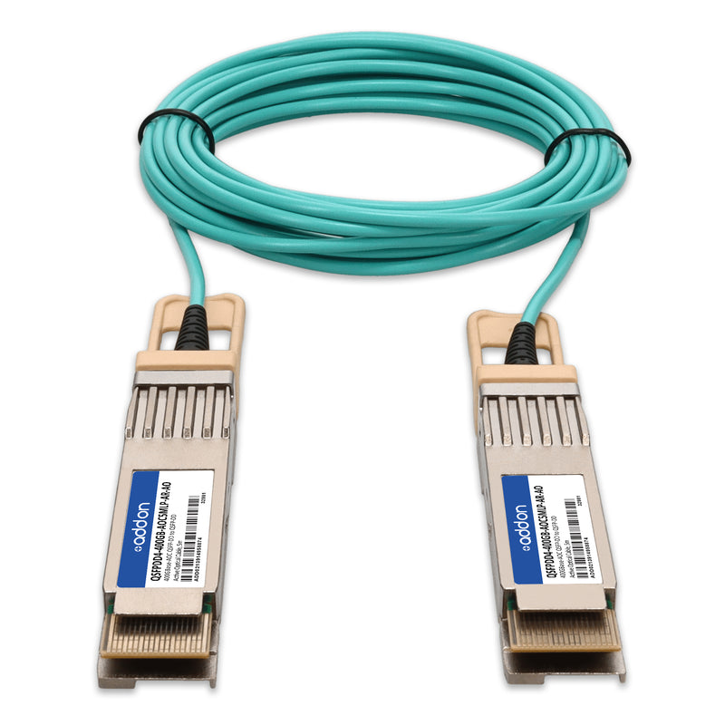 AddOn Arista Networks® Compatible TAA 400GBase-AOC QSFP-DD to QSFP-DD Low Power Active Optical Cable (850nm, MMF, 5m)