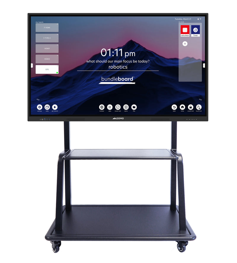 QOMO BundleBoard QITBB86 H2 Series 86" 4K Interactive Touch Display