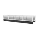 Eaton RapidPod Aisle Containment System Panel Kit, 24"H x 42"W x 192"L (16 ft), Aluminum Frame, RPODPNL2442192