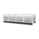 Eaton RapidPod Aisle Containment System Panel Kit, 42"H x 60"W x 192"L (16 ft), Scalable Hot/Cold Aisle Containment, Silver, RPODPNL4260192