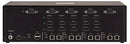 iPGARD 4-Port Quad-Head Secure KVM Switch with DisplayPort, HDMI, DVI-I, Audio and CAC Support (SA-DPH-4Q-P)