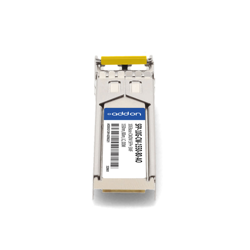 AddOn Arista Networks® Compatible TAA 10GBase-CWDM SFP+ Transceiver (SMF, 1550nm, 80km, LC, DOM)