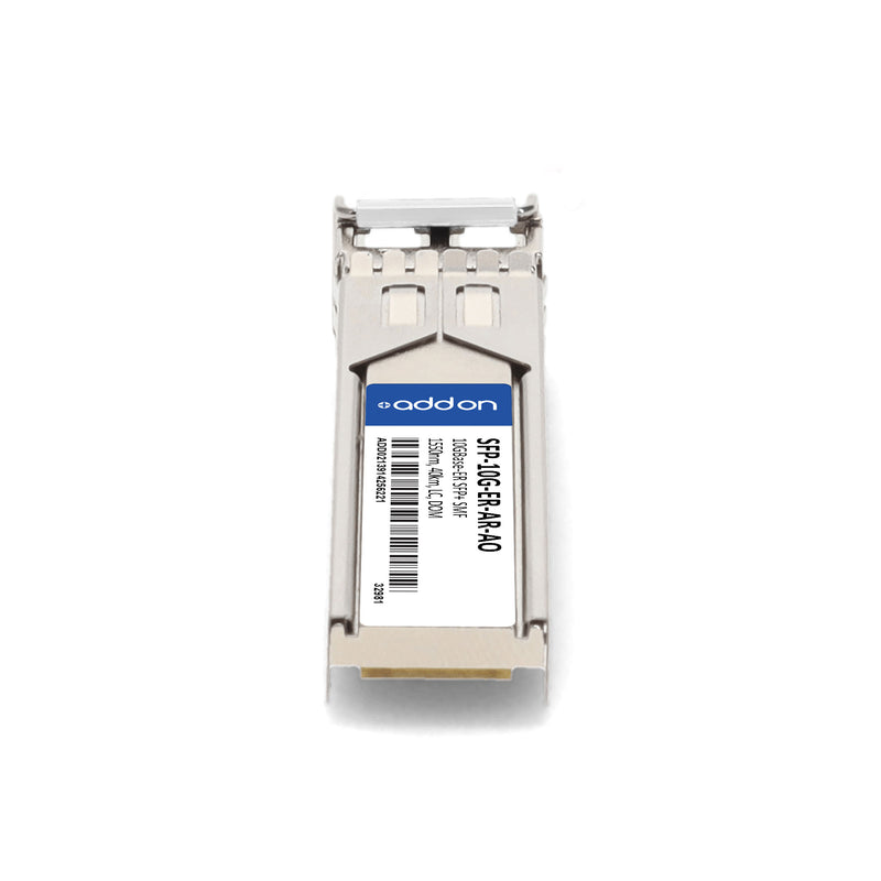AddOn Arista Networks® SFP-10G-ER Compatible TAA 10GBase-ER SFP+ Transceiver (SMF, 1550nm, 40km, LC, DOM)