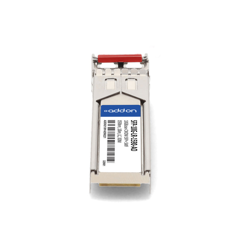 AddOn Cisco® SFP-10G-LR-1590 Compatible TAA 10GBase-CWDM SFP+ Transceiver (SMF, 1590nm, 10km, LC, DOM, 0 to 70°C)