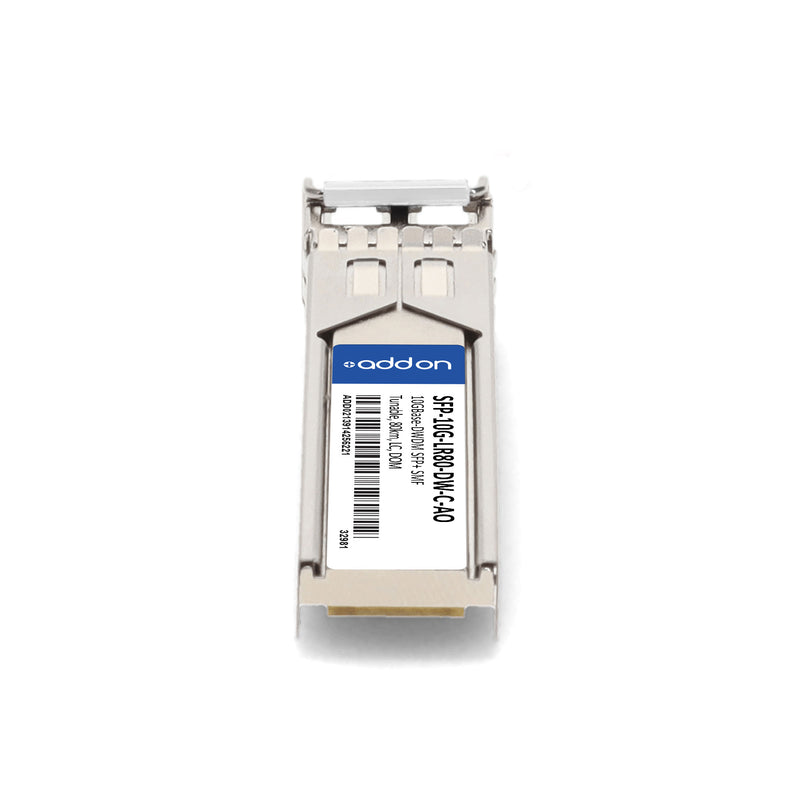AddOn Cisco® SFP-10G-LR80-DW-C Compatible TAA 10GBase-DWDM 50GHz SFP+ Transceiver (SMF, 1530–1565nm, 80km, LC, DOM)
