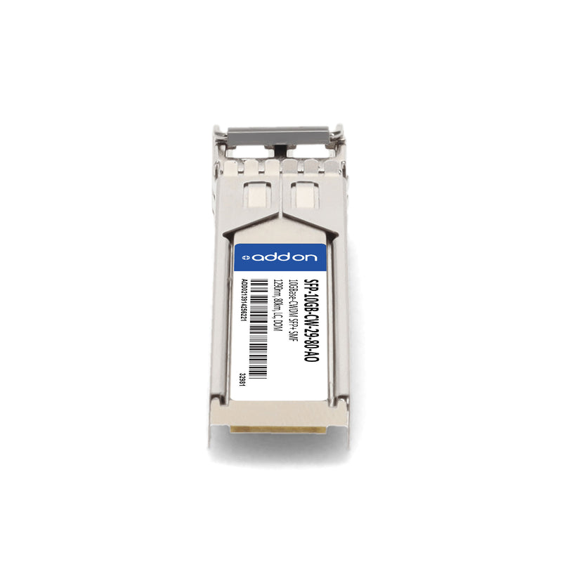 AddOn SFP-10GB-CW-29-80-AO 10GBase-CWDM SFP+ Transceiver (1290nm, 80km, LC, SMF, DOM)