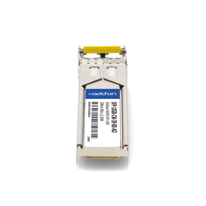 AddOn SFP-10GB-CW-39-80-AO 10GBase-CWDM SFP+ Transceiver (1390nm, 80km, LC, SMF, DOM)