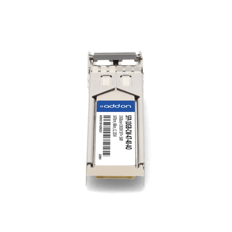 AddOn SFP-10GB-CW-47-40-AO Compatible 10GBase-CWDM SFP+ Transceiver (1470nm, 40km, LC, DOM, SMF, TAA)