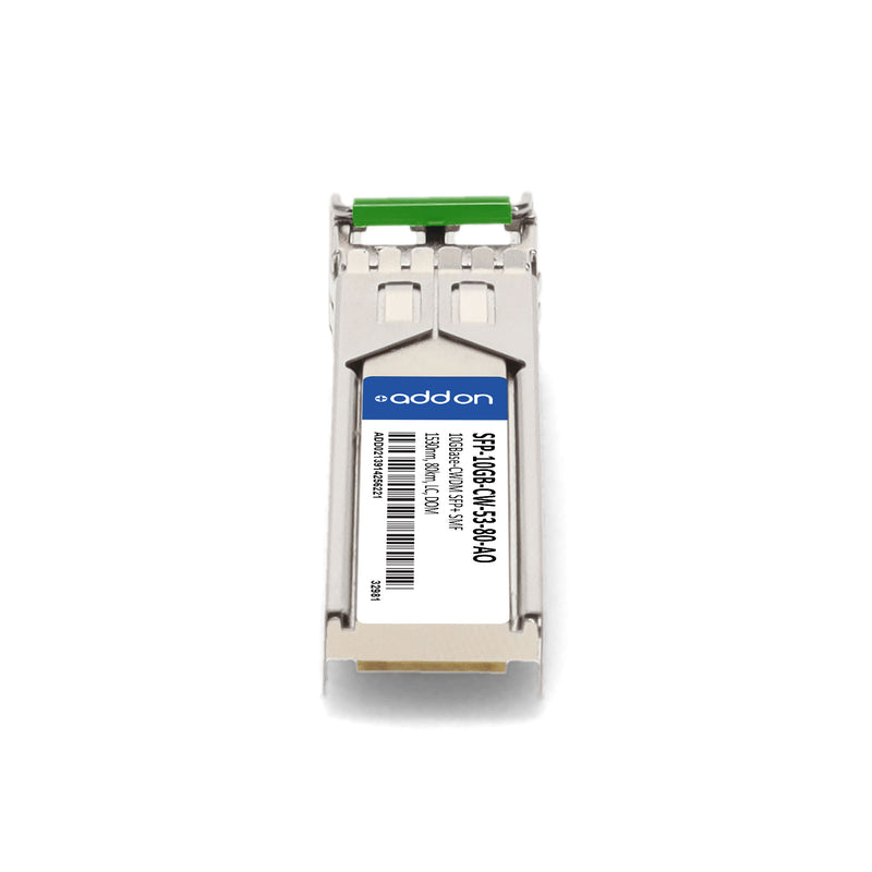 AddOn SFP-10GB-CW-53-80-AO 10GBase-CWDM SFP+ Transceiver (1530nm, 80km, LC, DOM, SMF, TAA)