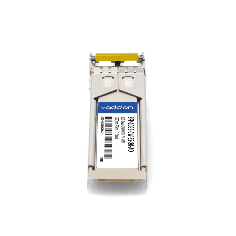 AddOn SFP-10GB-CW-55-80-AO 10GBase-CWDM SFP+ Transceiver (1550nm, 80km, LC, DOM)
