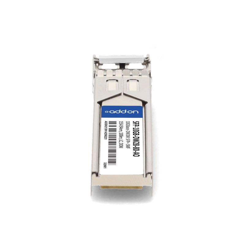 AddOn SFP-10GB-DW28-80-AO 10GBase-DWDM SFP+ Transceiver (1554.94nm, 80km, LC, SMF, DOM)