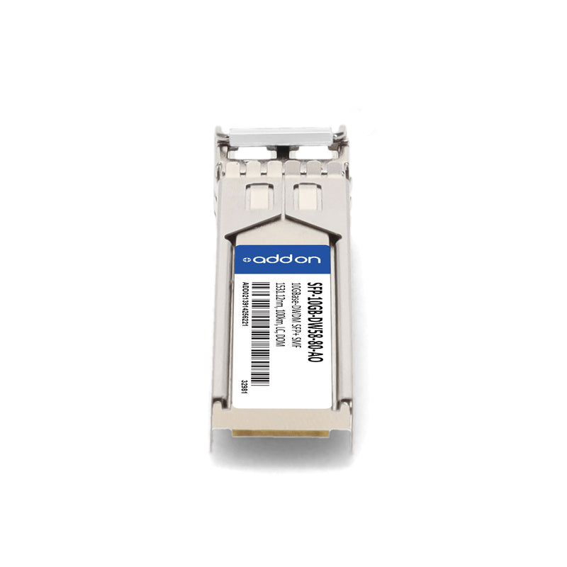 AddOn SFP-10GB-DW58-80-AO 10GBase-DWDM SFP+ Transceiver (1531.12nm, 80km, LC, DOM, SMF)
