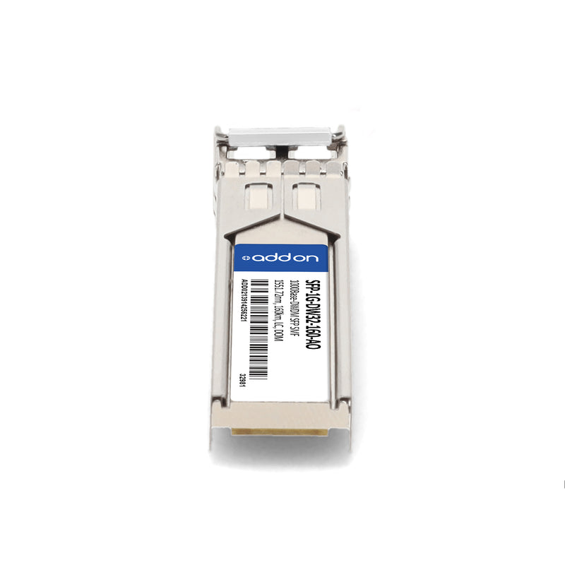 AddOn MSA and TAA 1000Base-DWDM SFP Transceiver C-Band 100GHz (SMF, 1551.72nm, 160km, LC, DOM)