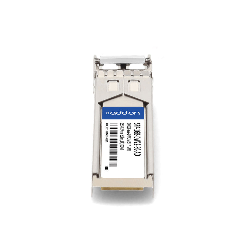 AddOn SFP-1GB-DW22-80-AO 1000Base-DWDM SFP Transceiver (1559.79nm, 80km, LC, DOM, TAA)
