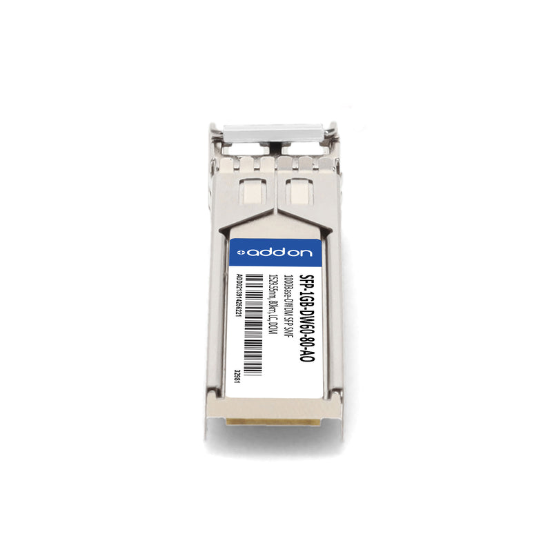 AddOn SFP-1GB-DW60-80-AO 1000Base-DWDM SFP Transceiver 1529.55nm 80km LC DOM