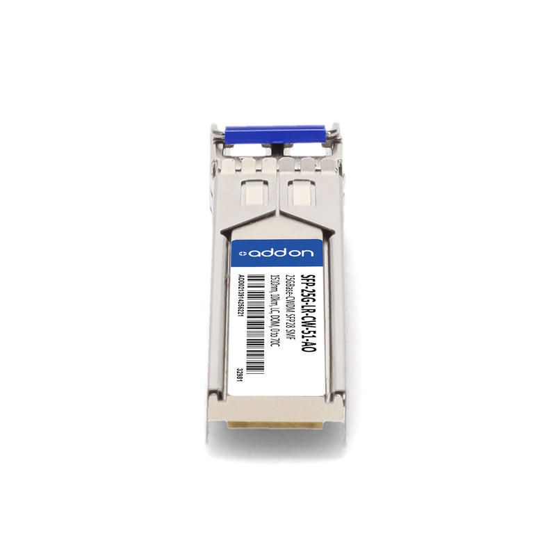 AddOn Cisco® SFP-25G-LR-CW-51 Compatible TAA 25GBase-CWDM SFP28 Transceiver (SMF, 1510nm, 10km, LC, DOM)