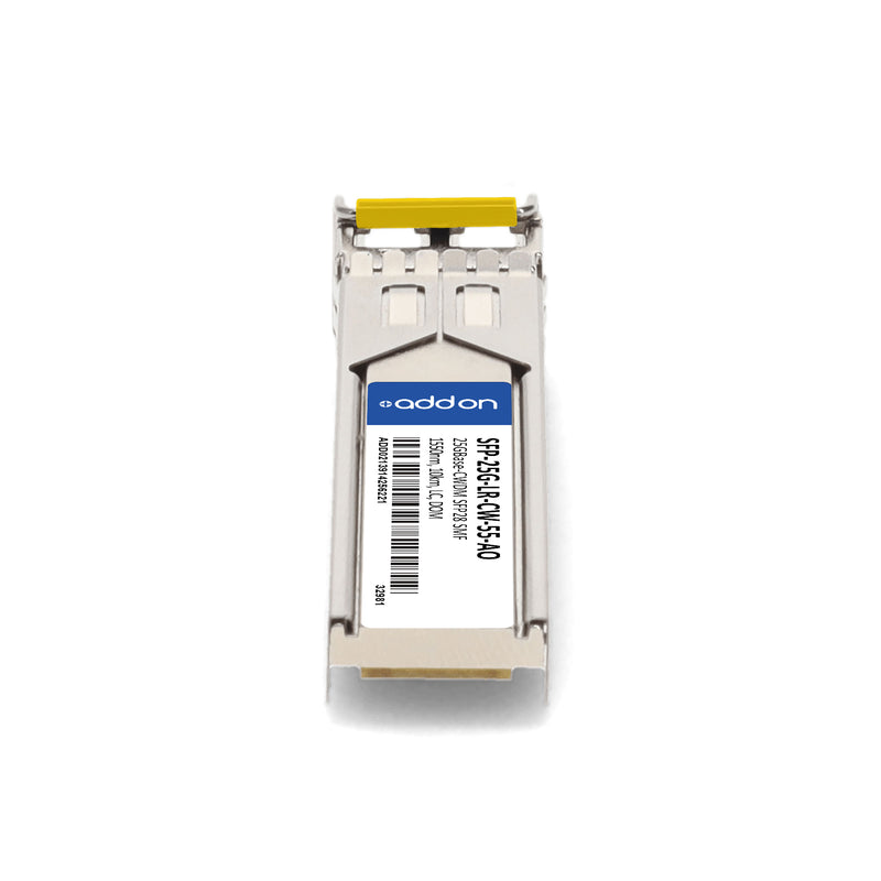 AddOn Cisco® SFP-25G-LR-CW-55 Compatible TAA 25GBase-CWDM SFP28 Transceiver (SMF, 1550nm, 10km, LC, DOM)