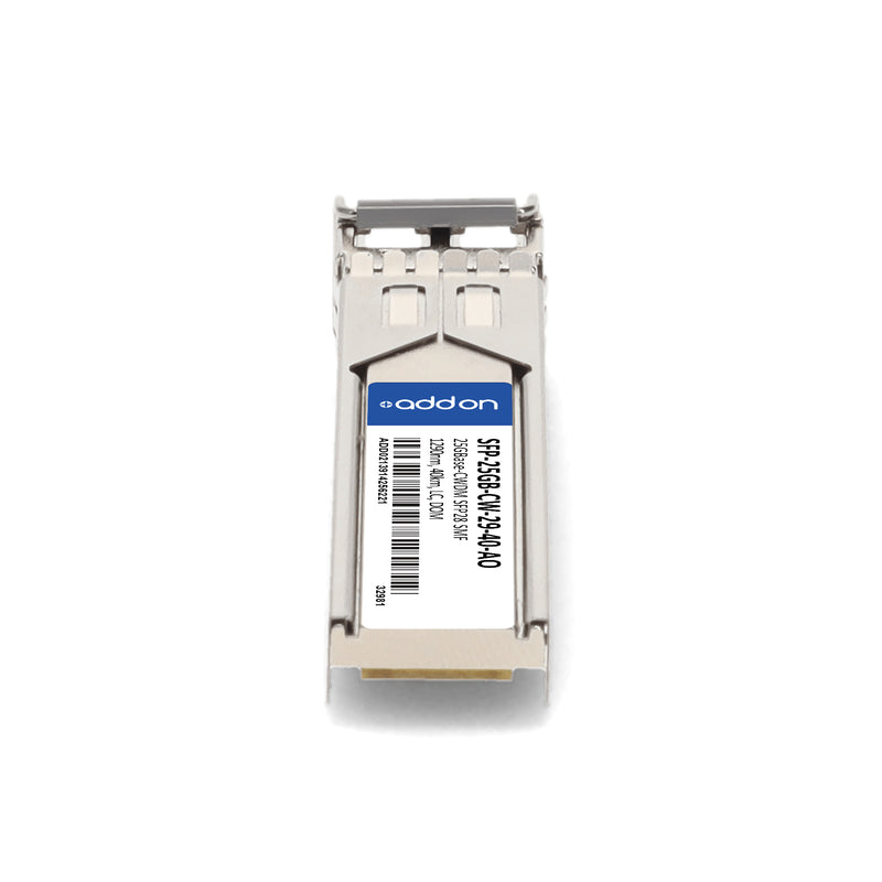 AddOn SFP-25GB-CW-29-40 Compatible TAA 25GBase-CWDM SFP28 Transceiver (SMF, 1290nm, 40km, LC, DOM)