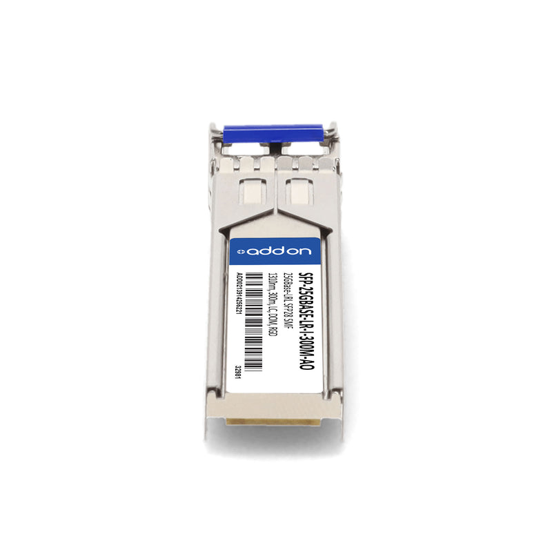 AddOn 25GBase-LRL SFP28 Transceiver (SMF, 1310nm, 300m, LC, DOM, -40 to 85°C, TAA)