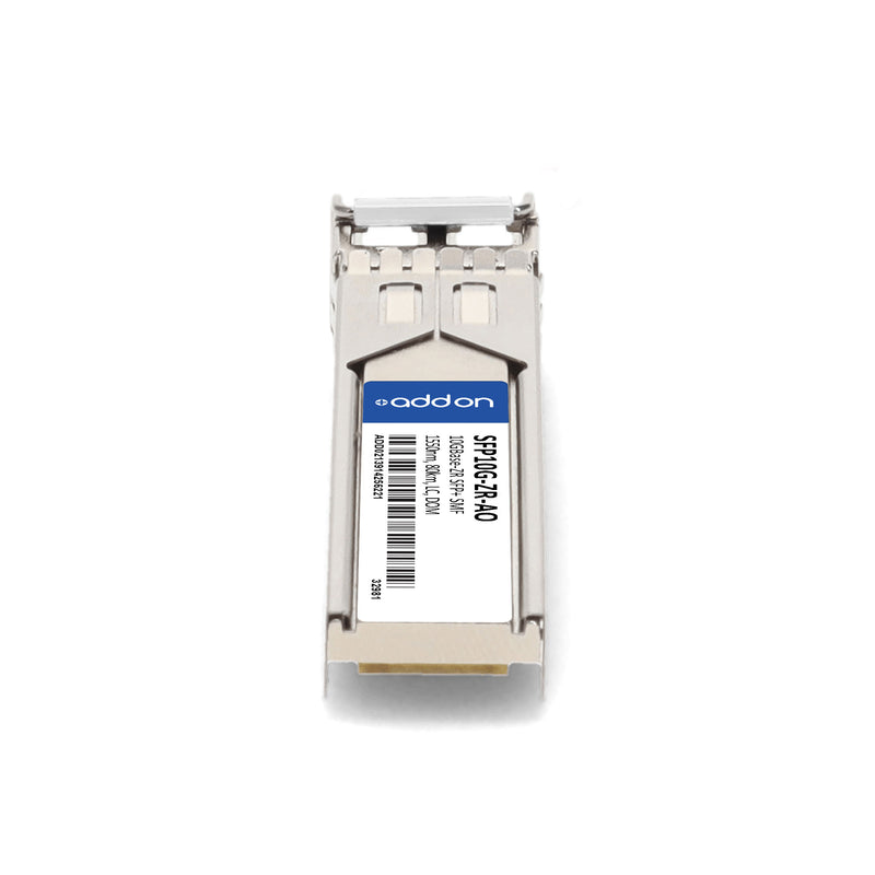 AddOn ZyXEL® SFP10G-ZR Compatible TAA 10GBase-ZR SFP+ Transceiver (SMF, 1550nm, 80km, LC, DOM)